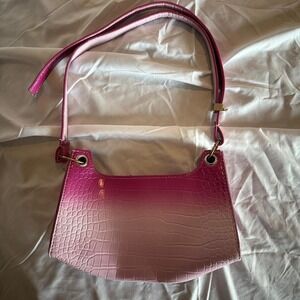 Pink ombre shoulder bag